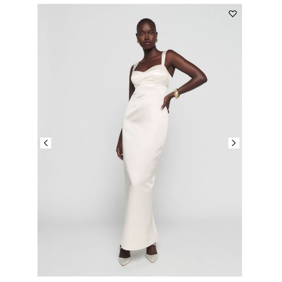 Reformation Willy Wedding Dress - Sz 12 - Picture 1 of 9